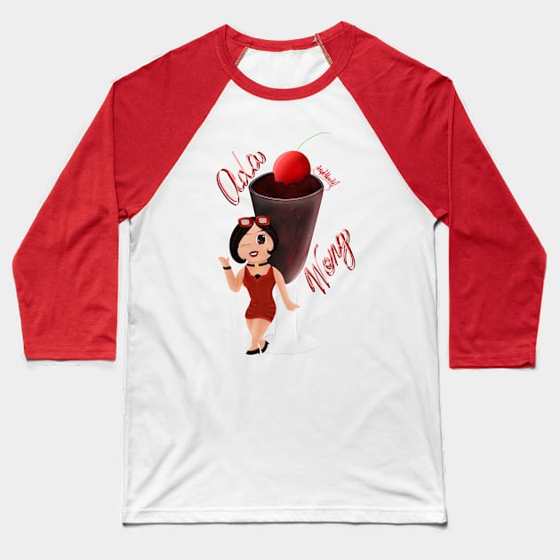 Ada Wong Slushie Baseball T-Shirt by AngelHeartArt